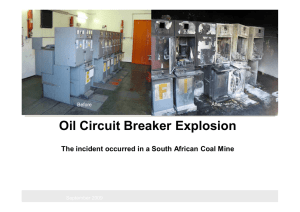 Oil Circuit Breaker Explosion