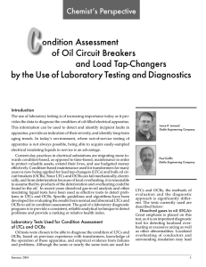 Condition Assessment of Oil Circuit Breakers and Load Tap