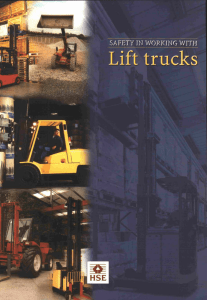 Safety in working with Lift Trucks