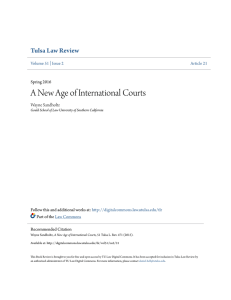 A New Age of International Courts