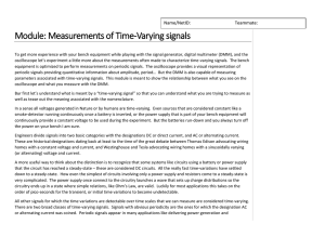 Module: Measurements of Time