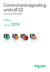 Control and signaling units Ø 22