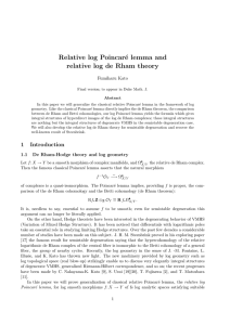 Relative log Poincaré lemma and relative log de Rham theory