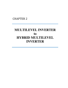 MULTILEVEL INVERTER to HYBRID MULTILEVEL