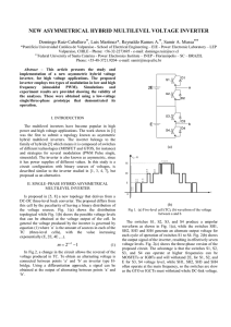 new asymmetrical hybrid multilevel voltage inverter