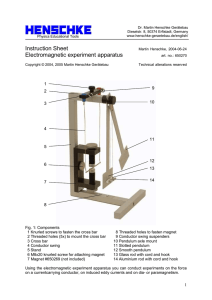 Electromagnetic-experiment-apparatus