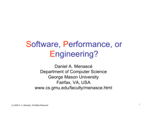 Software, Performance, or Engineering?