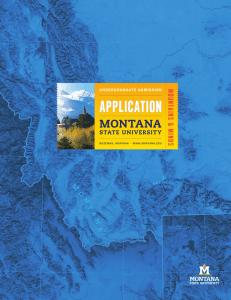 APPLICATION - Montana State University