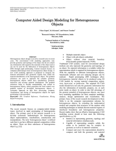 Computer Aided Design Modeling for Heterogeneous