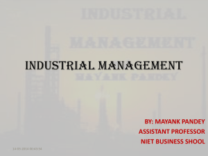industrial management
