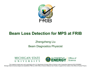 Beam Loss Monitoring for MPS