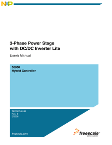 3-Phase Power Stage with DC/DC Inverter Lite