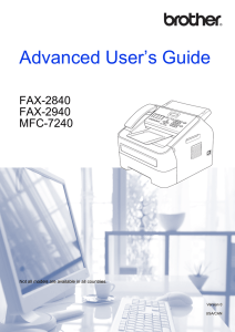 Advanced User`s Guide