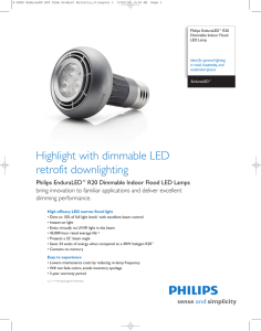 Philips EnduraLED™ R20 Dimmable Indoor Flood LED Lamp