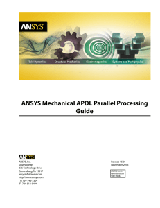 ANSYS Mechanical APDL Parallel Processing Guide