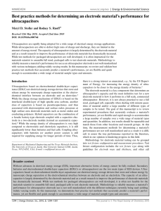 Best practice methods for determining an electrode