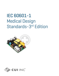 IEC 60601-1 | Medical Design Standards | CUI Inc