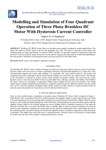 Modelling and Simulation of Four Quadrant Operation of