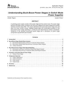 Understanding Buck-Boost Power Stages in