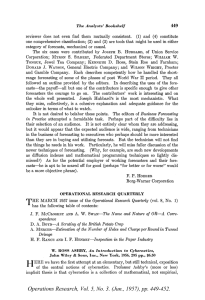 Operations Research, Vol. 5, No. 3. (Jun., 1957), pp. 449-452.