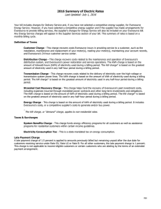 2015 Summary of Residential Electric Rates