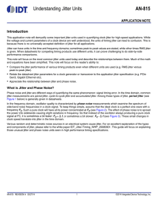 AN-815 Understanding Jitter Units