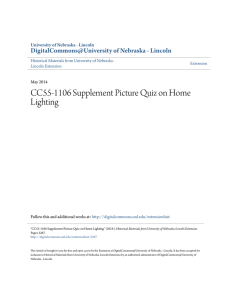 CC55-1106 Supplement Picture Quiz on Home Lighting