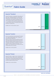 Fabric Guide Quantus