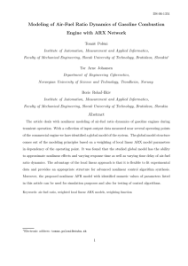 Modeling of Air-Fuel Ratio Dynamics of Gasoline Combustion