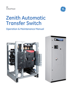 Zenith Automatic Transfer Switch