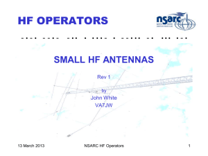 Small HF Antennas