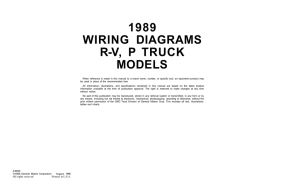 1989 wiring diagrams rv, p truck models - 73