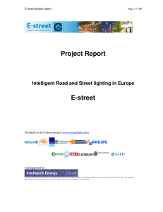 Project Report E-street