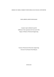 DESIGN OF ZERO-CURRENT SWITCHING DC