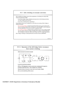 Zero-current switching