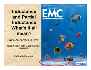 Inductance and Partial Inductance What`s it all mean?