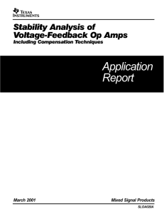 "Stability Analysis Of Voltage-Feedback Op Amps,Including