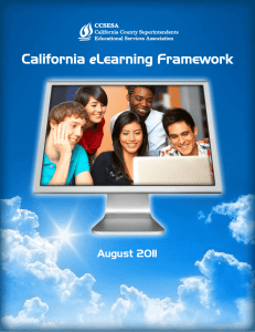 E-Learning Framework - Santa Clara County Office of Education