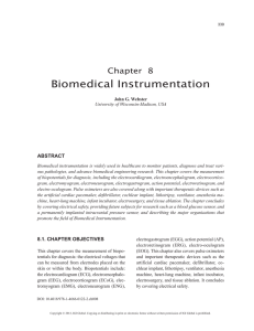 Biomedical Instrumentation - IRMA