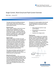 Surge Current, Short-Circuit and Fault Current Overview