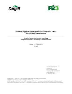 Practical Application of DGA to Envirotemp™ FR3™ Fluid