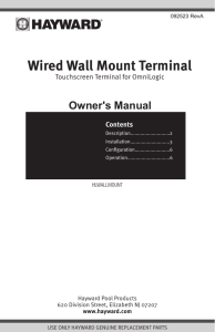 Wired Wall Mount Terminal