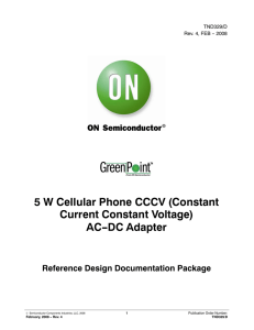 5 W Cellular Phone CCCV (Constant Current Constant Voltage) AC