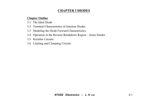 CHAPTER 3 DIODES