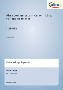 Ultra Low Quiescent Current Linear Voltage Regulator