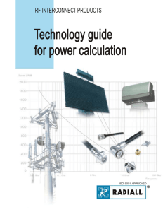 Technology Guide For Power Calculation