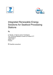 Integrated Renewable Energy Solutions for Seafood Processing