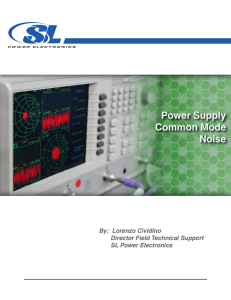 Power Supply Common Mode Noise