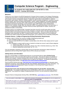 Computer Science Program - Engineering - EECS