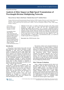 Analysis of Jitter Impact on High Speed Transmissions of